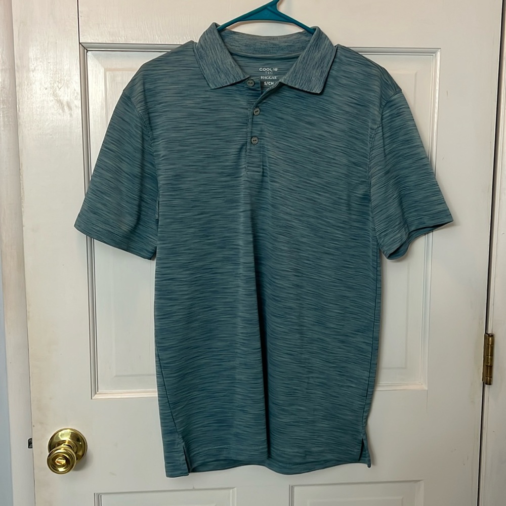 Mens small short sleeve cool 18 Tec Haggar polo no‎ stains or hole worn once
